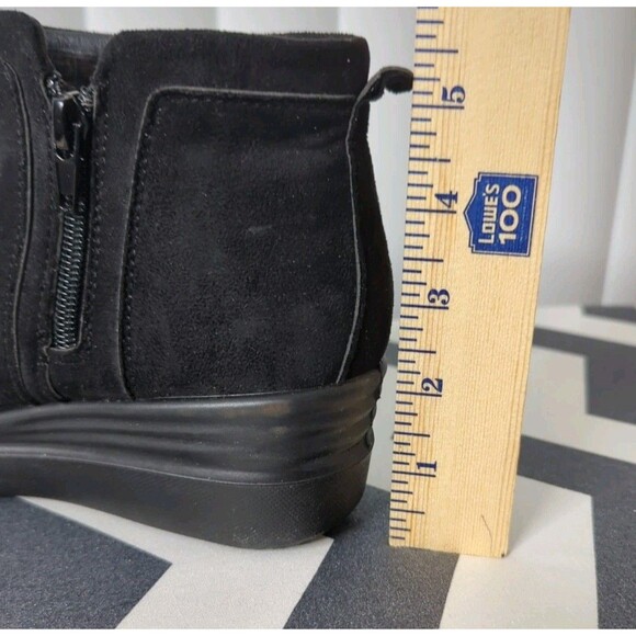 NWOB FlexUS by Spring Step Norala Ootie Bootie US 8 Black suede ankle boots - Picture 14 of 16